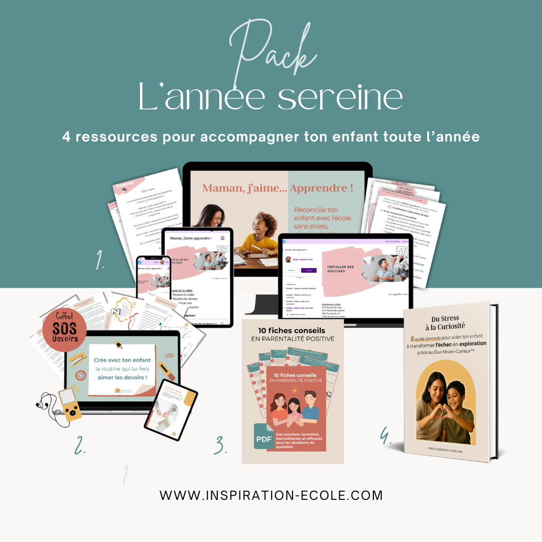 Pack L'Année Sereine — 4 ressources
