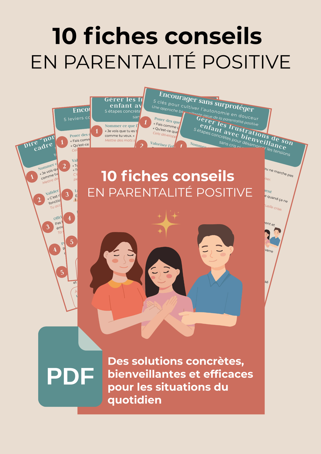 10 fiches conseils parentalité positive